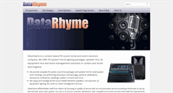 Desktop Screenshot of datarhyme.com