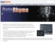 Tablet Screenshot of datarhyme.com